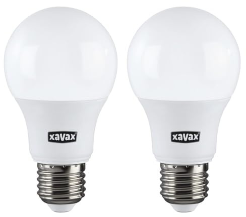 LED-Lampe, E27, 806lm ersetzt 60W, Glühlampe, Warmweiß, 2 Stück
