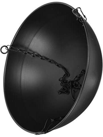 POPETPOP Hängender Blumentopf Eisen Klein Schwarz Mit Kette Für Garten Balkon Terrasse Geeignet Robuste Pflanzenampel
