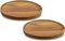 11 Acacia Wood Lazy Susan Organizer Kitchen Turntable for Cabinet Pantry Table Organization,2 Pack