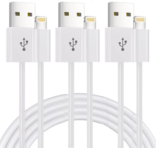iPhone Charger Cable 1M [Apple MFi Certified] – Fast Charging USB to Lightning Cable for iPhone 14 13 12 11 Pro Max XS XR X 8 7 6 SE, iPad, AirPods – Durable, High-Speed Data Sync (3)