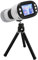 Microscopio de Laboratorio, Cámara Digital, Microscopio Binocular, HD 1080P, Zoom óptico de 8X, Aumento de 1000x, Pantalla IPS de 2,0 Pulgadas, 6 Cuentas LED con Trípode, Kit de