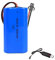 7,4 V 2000 mAh Li-Ion 18650 Akku-Pack Ersatz-Akku mit SM-2P USB-Ladekabel für ferngesteuerte Flugzeuge, Angellichter, Türklingel usw.