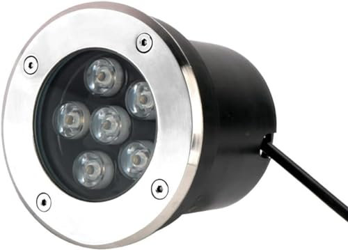 LED-Bodenleuchten für den Außenbereich, unterirdisches Licht, AC85–265 V, eingebettete vergrabene Lichter, IP66, wasserdichte Brunnenleuchte für Auffahrt, Deck, Stufe, Gartenlandschaftsbeleuchtung (gr