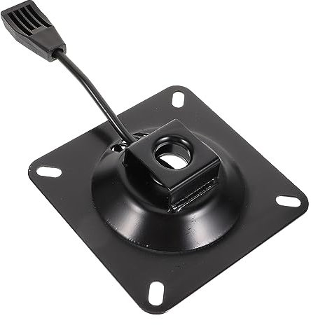 SEWACC Base De Silla Giratoria Cuadrada Tamaño Estándar, Pieza De Repuesto De Placa De Hierro Resistente, Mecanismo De Control De Inclinación Silencioso para Sillas De Oficina y Gaming