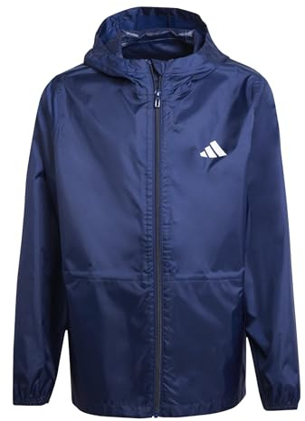 adidas Unisex Kids Rain Coat, Dark Blue, 7-8 Years
