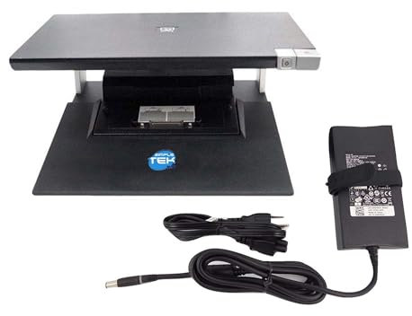 SIMPLETEK - Standfuß kompatibel mit Dell Docking Station PR02X | Monitorständer | Mit Netzteil (gebraucht)