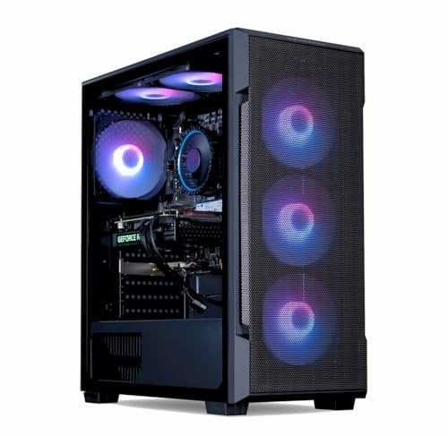 HORIZON Gaming PC Tower | Intel i5 12400F | NVIDIA RTX 4060 Ti 8GB | 32GB 3200Mhz RAM | 1TB NVMe SSD | 650W PSU | CiT Vento ARGB White Gaming PC Case | VR Ready | WiFi | Windows 11