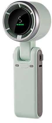 Uhngw Hand Held Fan Rechargeable,Desk Fan Personal Handheld Folding - 5 Speed Adjustable, Long Battery Life, Digital Display for Travel/Outdoor/Indoor Use