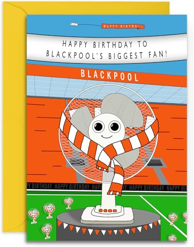 Fußball-Fan-Karte (Blackpool)