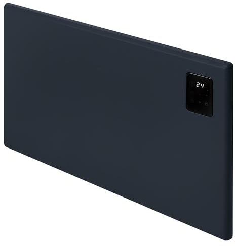 1500w Electric Panel Heater Anthracite Smart Wifi Enabled A-Line Compact Wall Mounted & Floor Standing iOS & Andriod App Control - 700mm (w) x 400mm (h)
