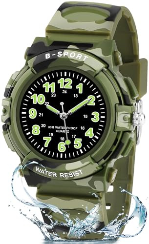 Edillas Analog Kinderuhr für Jungen und Mädchen von 5-16 Jahren