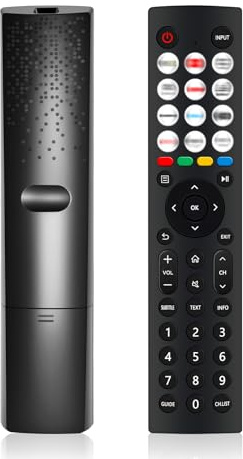 Repuesto para mando a distancia Hisense, mando a distancia universal de TV con 12 teclas de acceso directo, compatible con Hisense VIDAA 4K HDTV FHD QLED LCD LED Smart TV - No requiere configuración