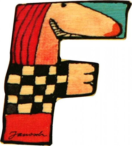 Janosch Holz Buchstaben 6cm (Buchstabe F)