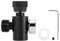 Jeffergarden CO2 Füllbehälter Zylinder Adapter Inline Adapter Nachfülladapter Bottles Refill Adapter Connection Anschlusskit für Adapter Refill Zylinder(Black Adapter with