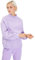 Trendyol Felpa Girocollo Normale Maglia di Tuta, Viola, XL Donna
