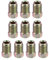 X AUTOHAUX 10 raccordi per tubi del freno per moto, 10 mm x 1 mm, per tubi da 3/16