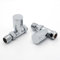 VANCOCO 2Pcs Chrome Straight 15mm /1/2'' Towel Rail Valves, Round Head Manual Radiator Valves Compression Connection Pair for Central Heating Modern Bathroom (Straight)