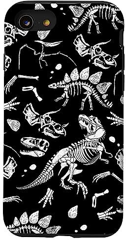iPhone SE (2020) / 7 / 8 Dinosaur Dinos Prehistoric Animals Bones Fossil Hunter Case