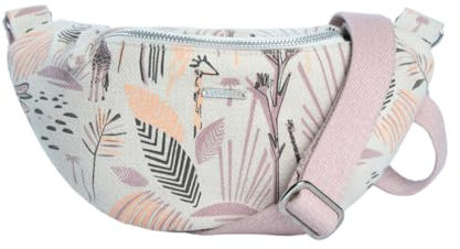 Ecoright Bauchtasche Damen, Canvas Crossbody Bag Damen, Gürteltasche Damen Für Wandern, Laufen, Sport, Reisen