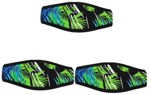 Gogogmee 3stücke Wiederverwendbare Tauchmaske Bandabdeckung Neopren Maskenstrap Schutz Für Schwimmbrillen Waschbare Tauchmaske Zubehör Für Wassersport Stilvoll Und Leicht Für