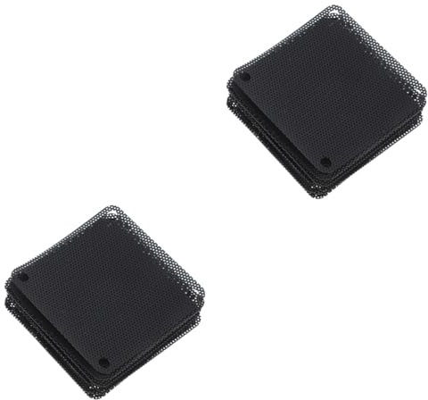 CIYODO 2sets Pc Mesh Filter Covers Computer Pc Case Filters Fan Cooling Cover Quiet 10pcs*2