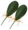 Alipis 8 STK Hochzeitsdekoration kunstpflanze kunstplflanze hochzeitsdeco Artificial Ideas künstliche Phalaenopsis Hochzeitsblätter Heimdekoration gefälschte Blätter Green