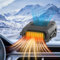 OBEST Calentador Coche 12V,Car Heater,calefacción Coche Asiento,Descongelador de Parabrisas,antivaho Coche,Purificador de Aire, para Coches pequeños