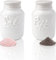 Pot Mason Vintage Sel & Poivre par Comfify – Pot Mason Décoratif Adorable pour Vintage, Rustique et Chic Brut – Céramique Résistante en Blanc – Cap. De 100 gr.