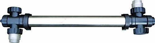 Kerry Electronics KEC040S UVC Klärer 40 Watt 40W Edelstahl Teichklärer Lichtfilter Wasserklärer chemiefrei Koiteich UV Klärer Edelstahlkorpus energieeffizient