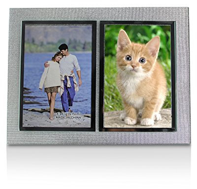 Glamexx24 Bilderrahmen, Klassiker Rechteckige Tischfotorahmen mit Strass Steinen, Fotorahmen für Tischdekoration, in Verschiedenen Mass