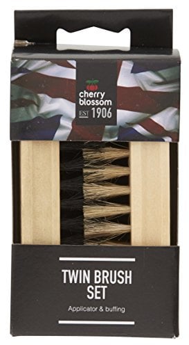 Cherry Blossom Shoe Care Unisex-Adult Twin Brush Set Shoe