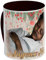 Mug Cadeau Beaux Parents Noir Personnalisable avec Votre Photo et Texte