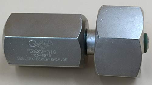 HTD Multiadaptateur 300 bar oxygène/gaz précieux/air comprimé sur filetage intérieur M26 300 bar