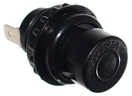 1 Einbau-Taster 12V 24V Startknopf 25A Schalter Schließer Drucktaster NEU Old-Harvest