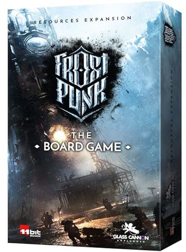 Glass Cannon Unplugged | Ressourcenerweiterung - Frostpunk: Das Brettspiel | Brettspiel | Alter 16+ | 1-4 Spieler | 120-150 Minuten Spieldauer