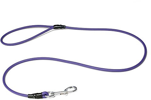 Mystique® Biothane Leine rund 6mm mit Handschlaufe lila 1,2m