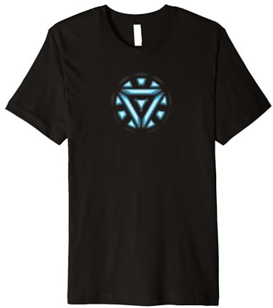 Marvel Studios Iron Man Tony Stark Arc Reactor Premium T-Shirt