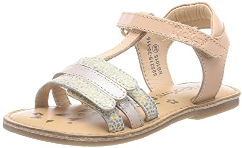 KICKERS Garçon Fille DIAMANTO Sandale, Nude Metallise, 33 EU