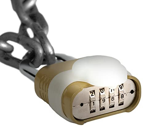 TEMCo Industrial Padlock Light - 3 Pack Glow in The Dark Padlocks with Light