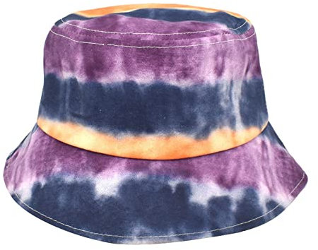 Fischerhüte Damen Anglerhut Sonnenhut Buckethut Neuer Frühlings- und Sommer-Basin-Hut, Batik-Fischerhut, Außenhandel, Frauen, Outdoor, Freizeit, Eimer Hut Outdoor Hut Unisex zum Wandern Camping
