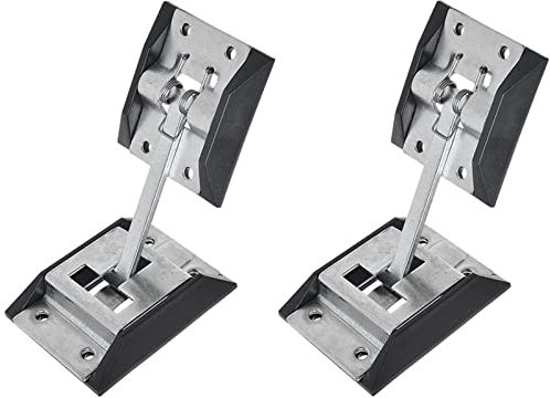 Türhalter, Strapazierfähiger Türfeststeller mit Halteteil, Türfeststeller Wohnmobil, Anhänger Feststeller, 2 Stück, Edelstahl 316, ABS-Kunststoff, für Wohnwagen, Anhänger, Reisegepäck