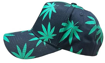 Gadgets Mafia Gorras de béisbol unisex ajustables para hombre y mujer, Weed Black, Talla única