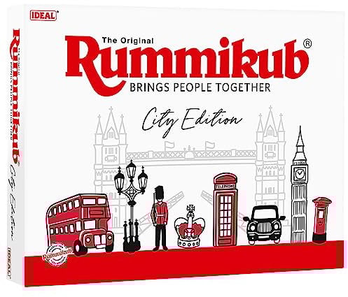 IDEAL | Rummikub City Edition : rassemble les gens | Jeux familiaux | 2 à 4 joueurs | À partir de 8 ans