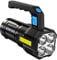 Lampe De Poche Spot Light,Projecteur, Projecteur Rechargeable Multifonctionnel étanche IP44, Grande Lampe De Poche Portable, pour la Chasse en Bateau, Le Camping, projecteur linternas recargables