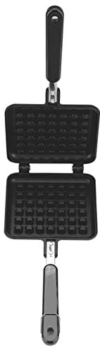 Waffle Baking Mold, Non Stick Waffle Maker, Press Plate Cooking Baking Tool Aluminum Alloy Gas Stove for Household Kitchen