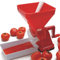 Topyond High Yield Tomato Press Manual Tomato Juicer Sauce Maker and Food Strainer PP Shell for Fruit and Vegetables Kitchen Tool for Homemade Tomato Sauce