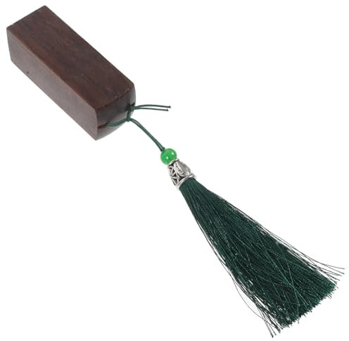 NUOBESTY hölzernes Siegel japanisches hanko-siegel kalligraphie-stempel Randbereich handgemachter Namensstempel Siegelholzstempel für Kalligraphie Ebenholz Holzschnitzen Werkzeug Signet
