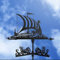 Windfahne, Segelboot, Wetterfahne, Segelschiff, Metall, Wetterfahne mit Windrichtung, Metallhalterung, Wetterfahne, Platz