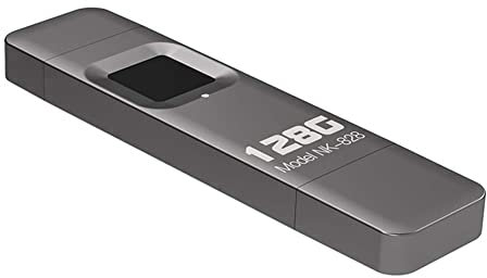 MOLERRI Fingerabdruck-VerschlüSselter U-Disk-Mobiltelefon-Computer Dual-Use-HochgeschwindigkeitsüBertragungs-Flash-Speicher 128G für /