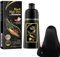 Shampoo Centella Schwarz Haarfärbeshampoo,Instant Hair Shampoo,Natürliche Schwarze Haarfarbe Shampoo 3 In 1,Haarfarbe Shampoo Für Graues Haar,Instant Black Hair Shampoo,Für Männer & Frauen-500ML
